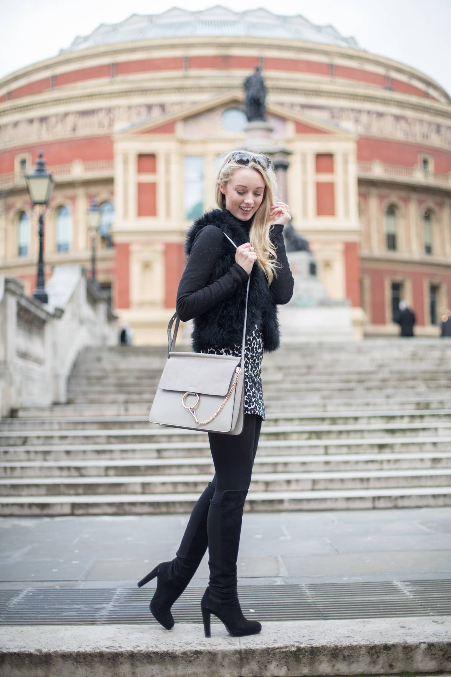 Fashion Mumblr, 60s Albert Hall OOTD - Chloe Faye Dupe, Topshop, Russell & Bromley